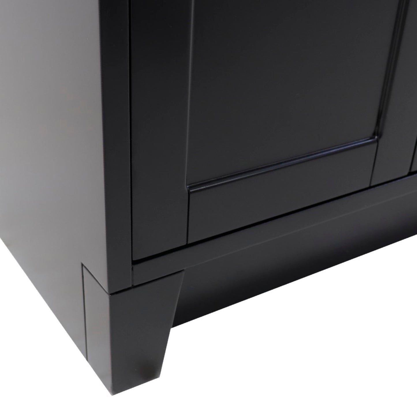 24" Single sink vanity manufactured wood espresso