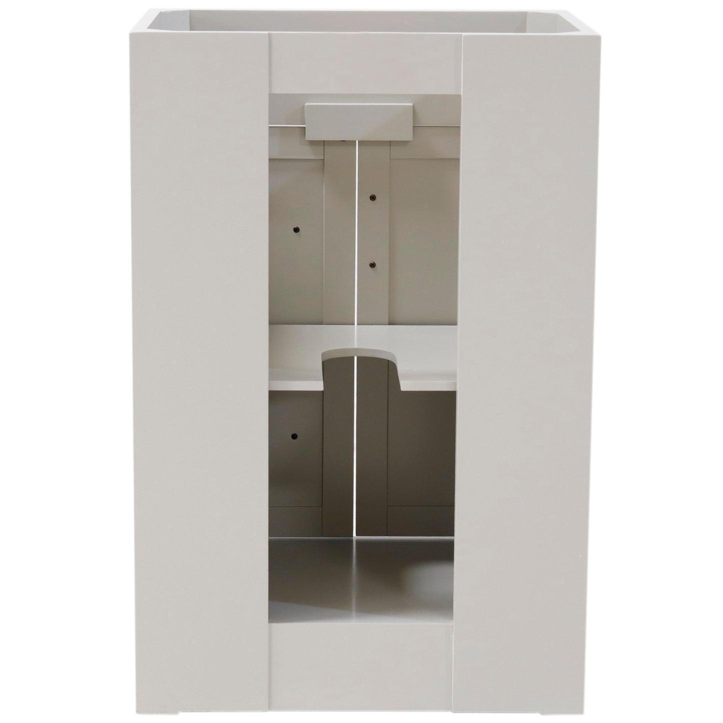 24" Single sink vanity manufactured wood light gray