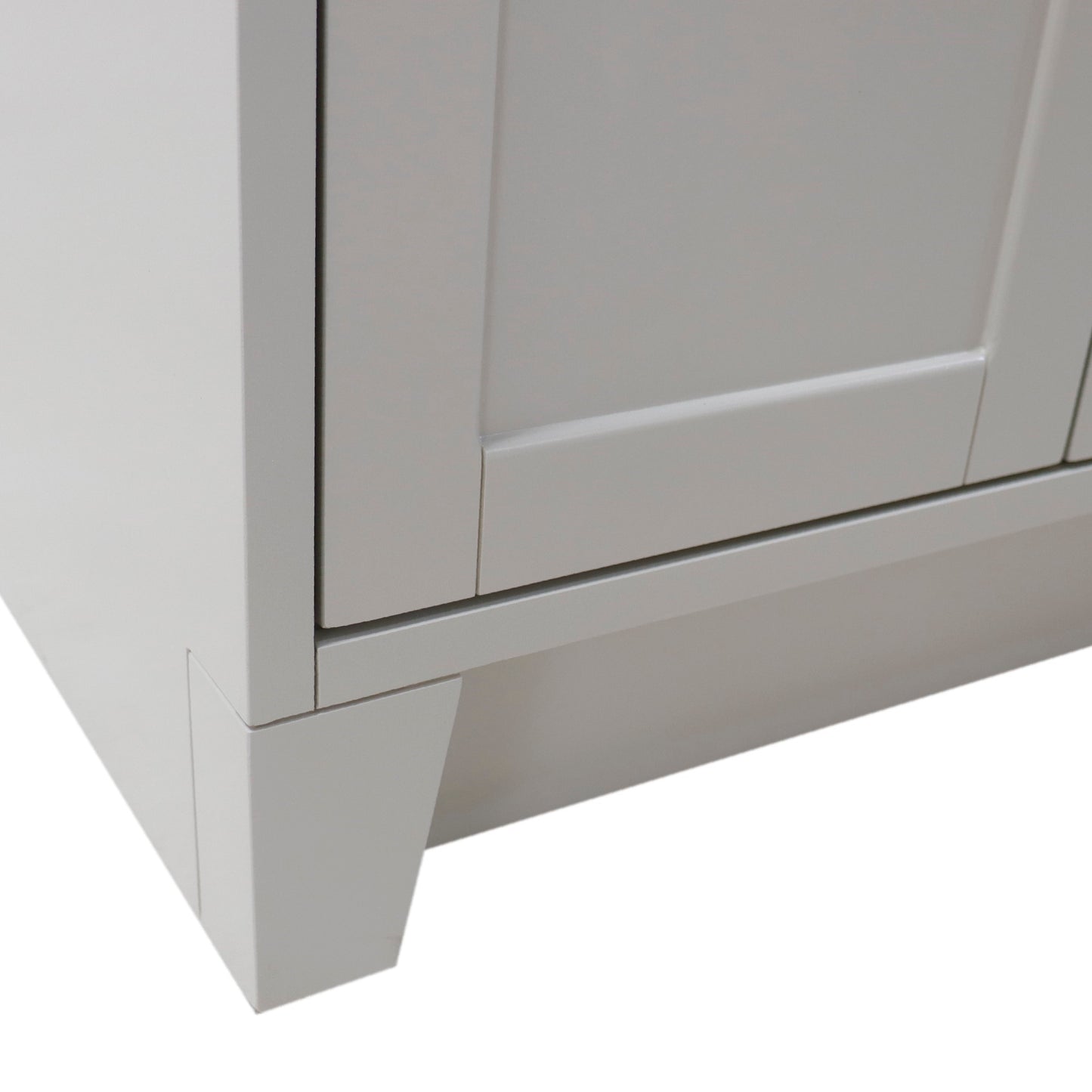 24" Single sink vanity manufactured wood light gray