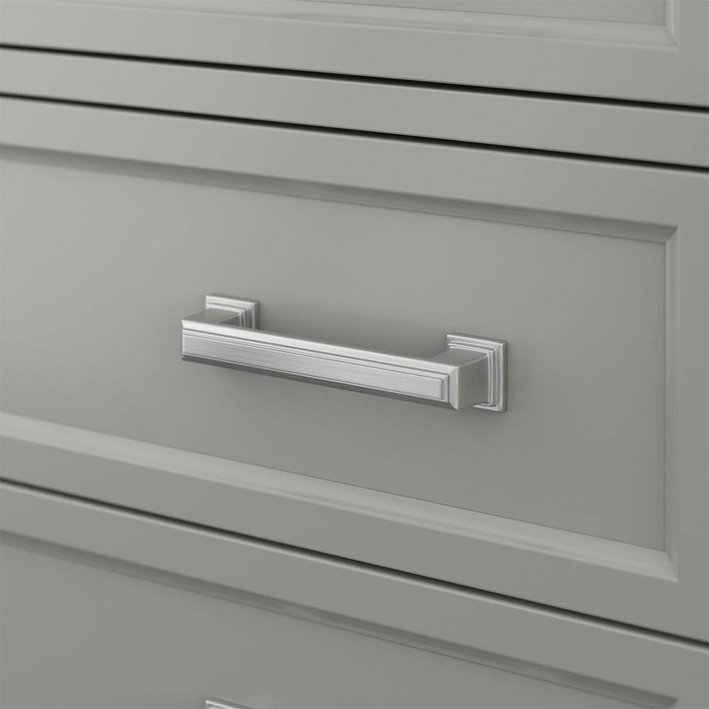 Affinity 31" Modern Bathroom Vanity in Gray Cabinet Carrara White Marble Countertop
