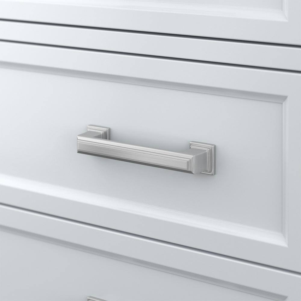 Affinity 31" Modern Bathroom Vanity in White Cabinet Carrara White Marble Countertop