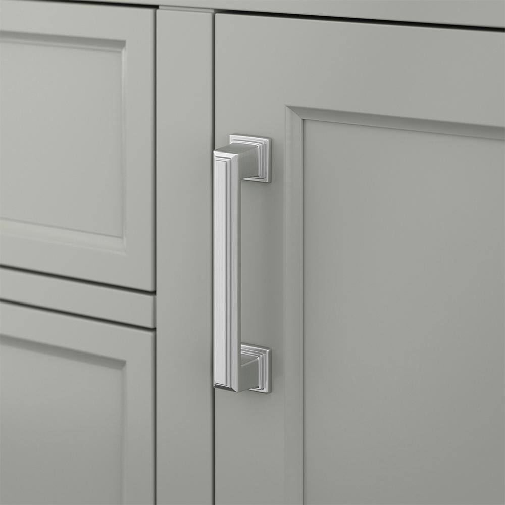 Affinity 49" Modern Bathroom Vanity in Gray Cabinet Carrara White Marble Countertop