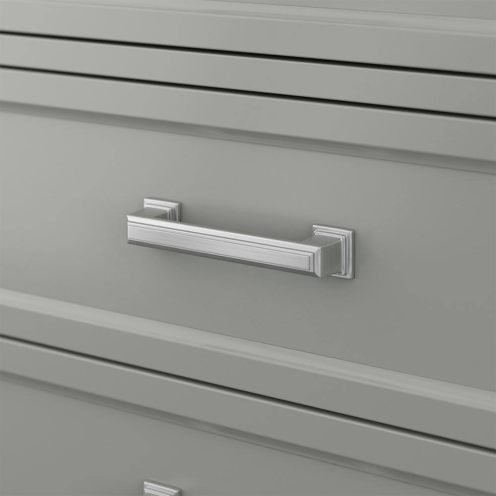 Affinity 49" Modern Bathroom Vanity in Gray Cabinet Carrara White Marble Countertop