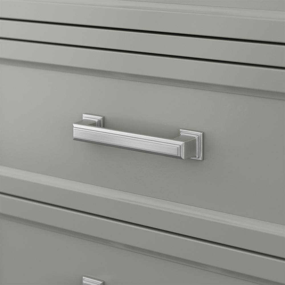 Affinity 61" Modern Bathroom Vanity in Gray Cabinet Carrara White Marble Countertop