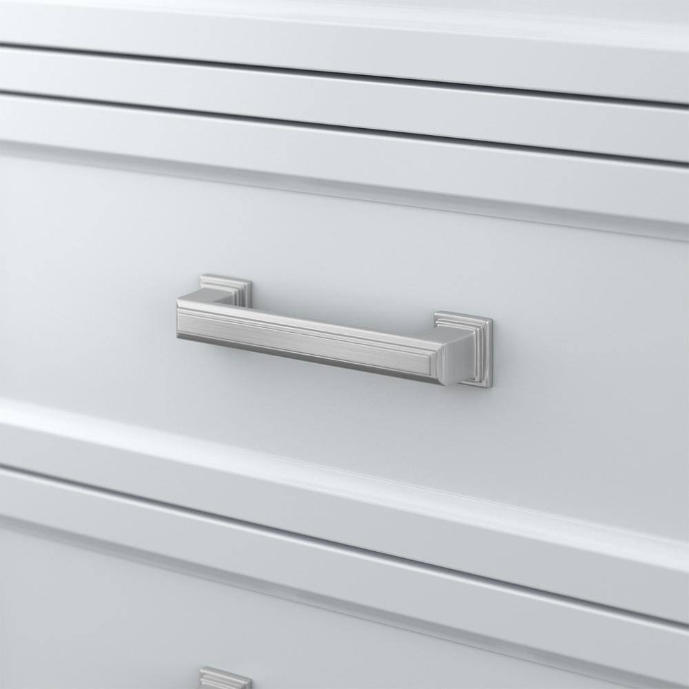 Affinity 61" Modern Bathroom Vanity in White Cabinet Carrara White Marble Countertop