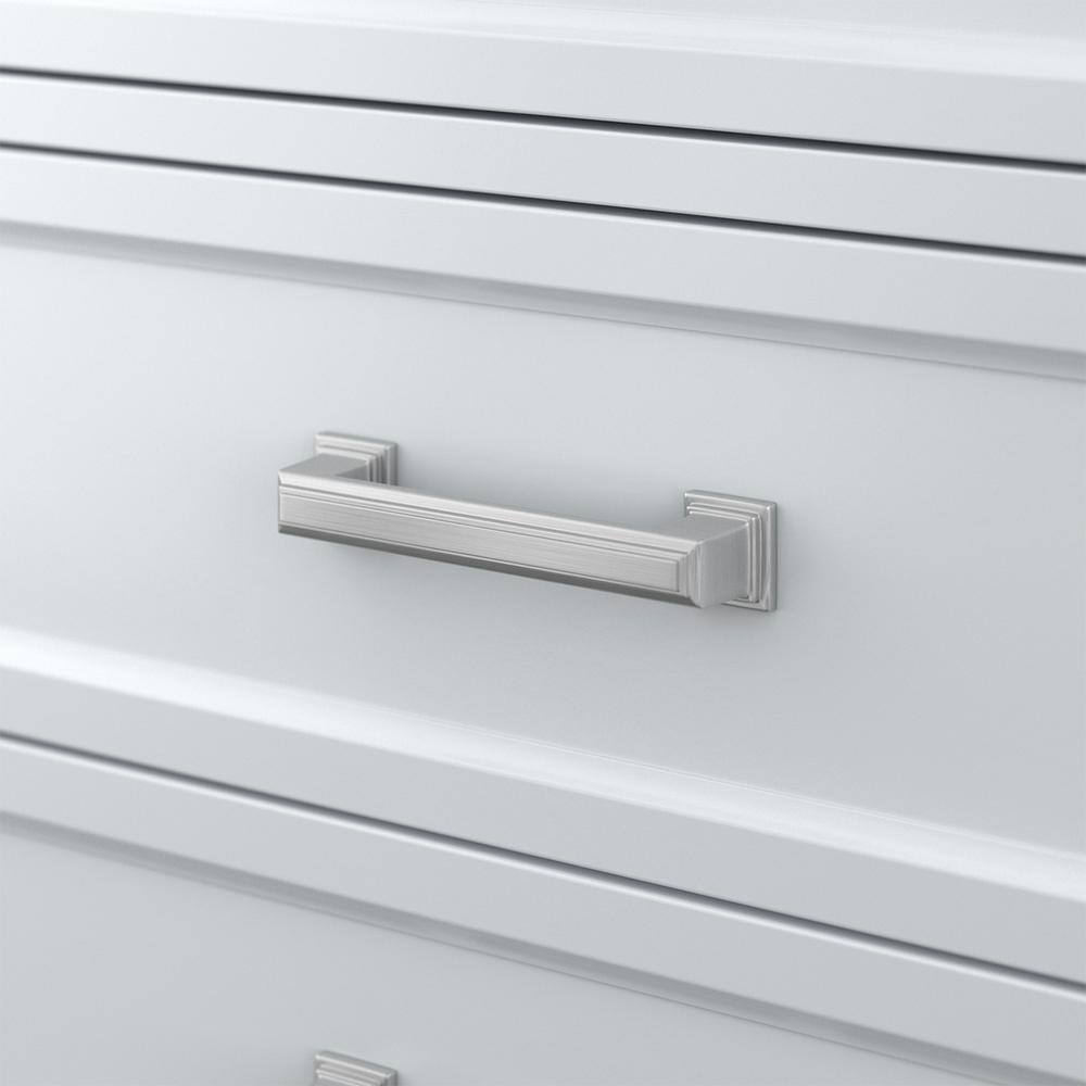 Affinity 72" Modern Bathroom Vanity in White Cabinet Carrara White Marble Countertop