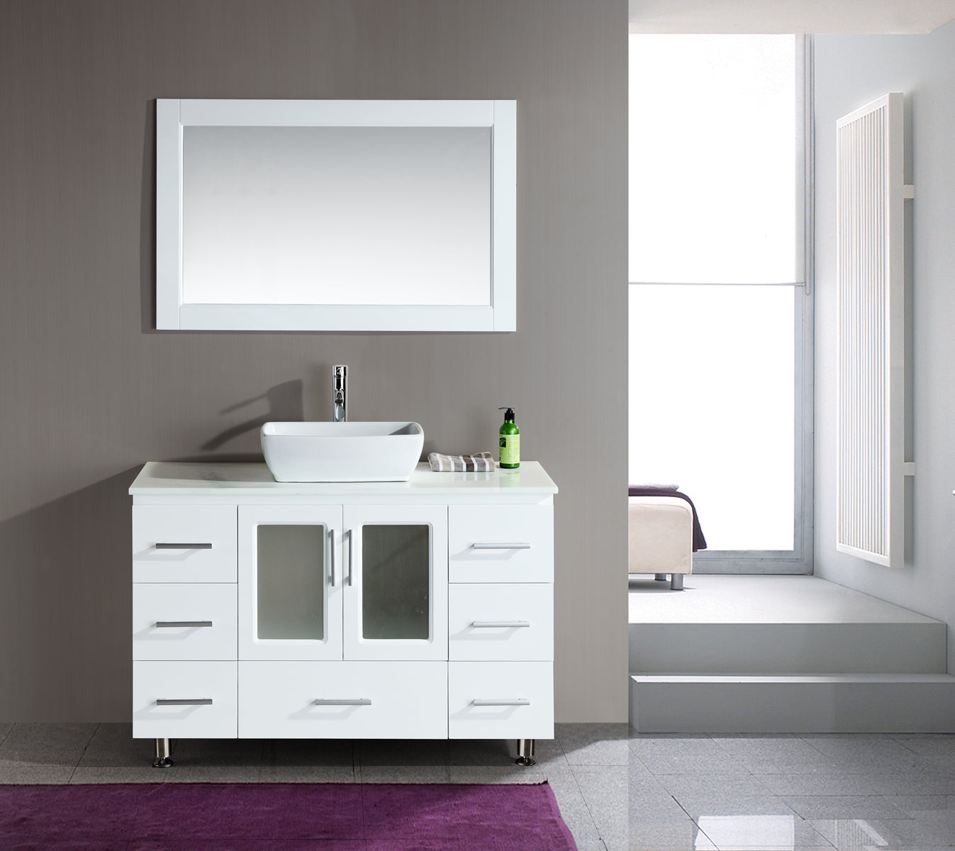 Stanton 48" Single Vanity in White