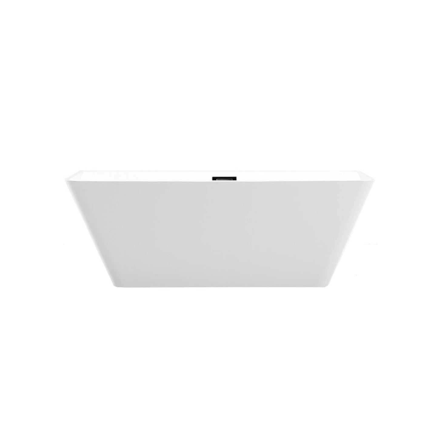 Brussels 67" Freestanding Bathtub in Glossy White