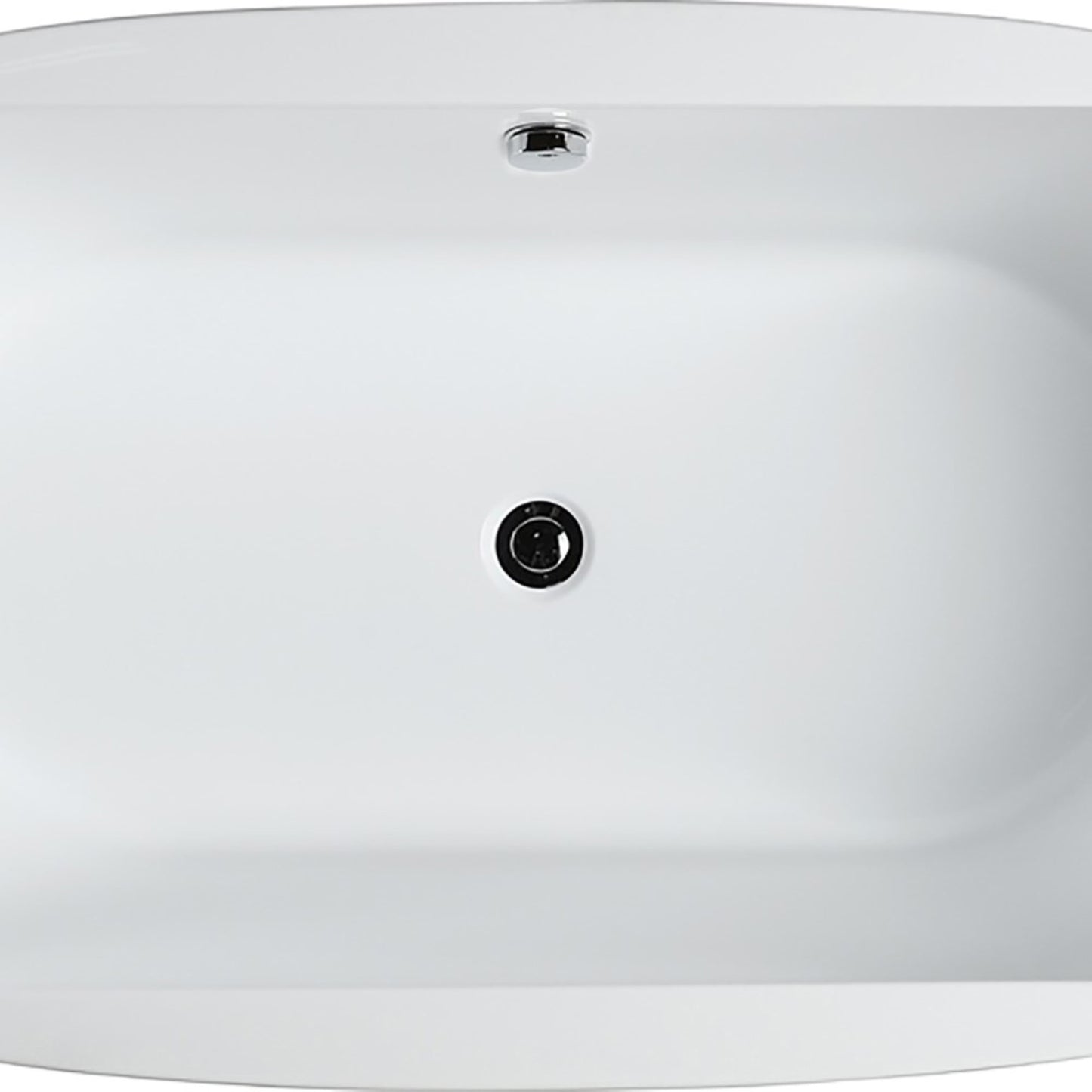 Genoa 59" Freestanding Bathtub in Glossy White