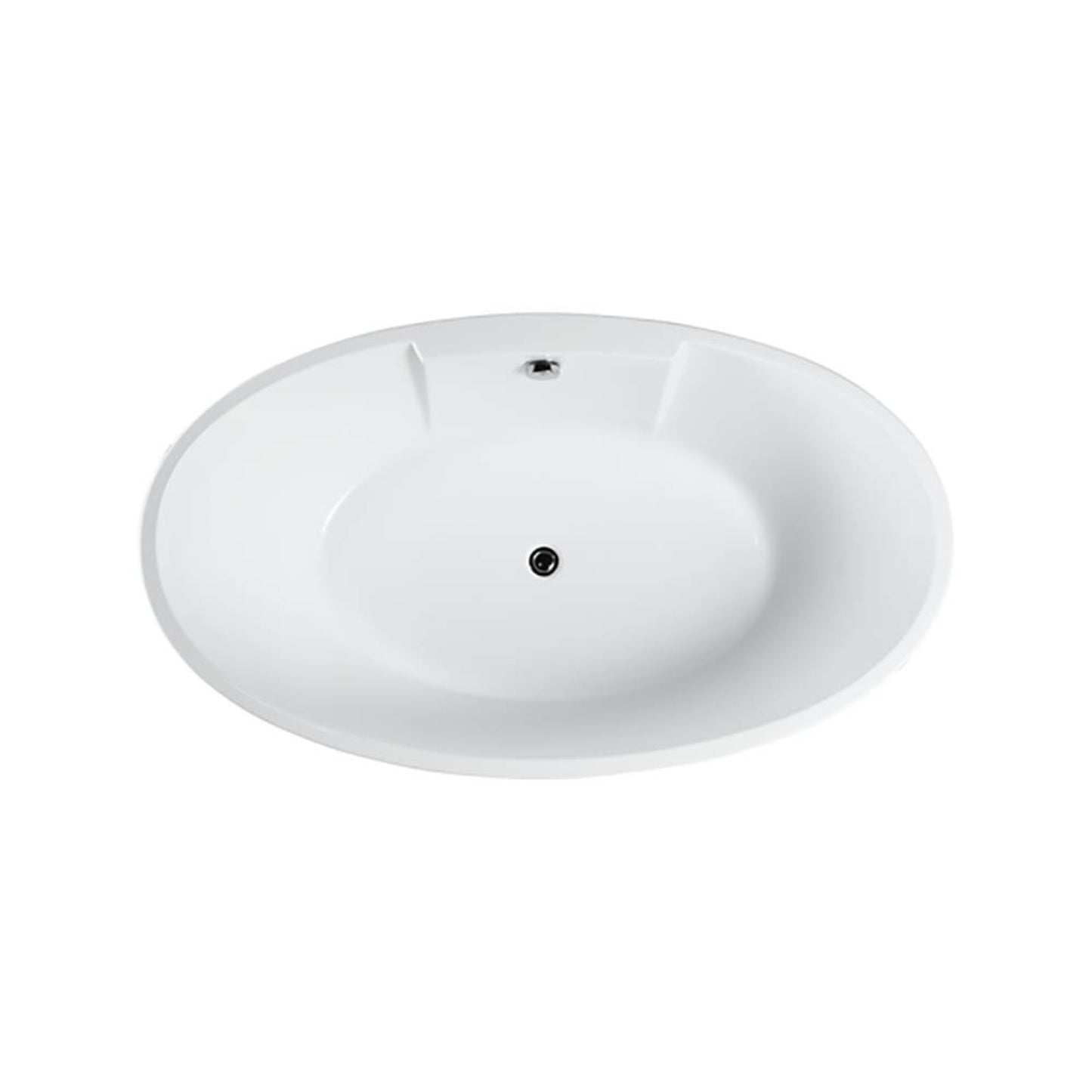 Lecce 67" Freestanding Bathtub in Glossy White