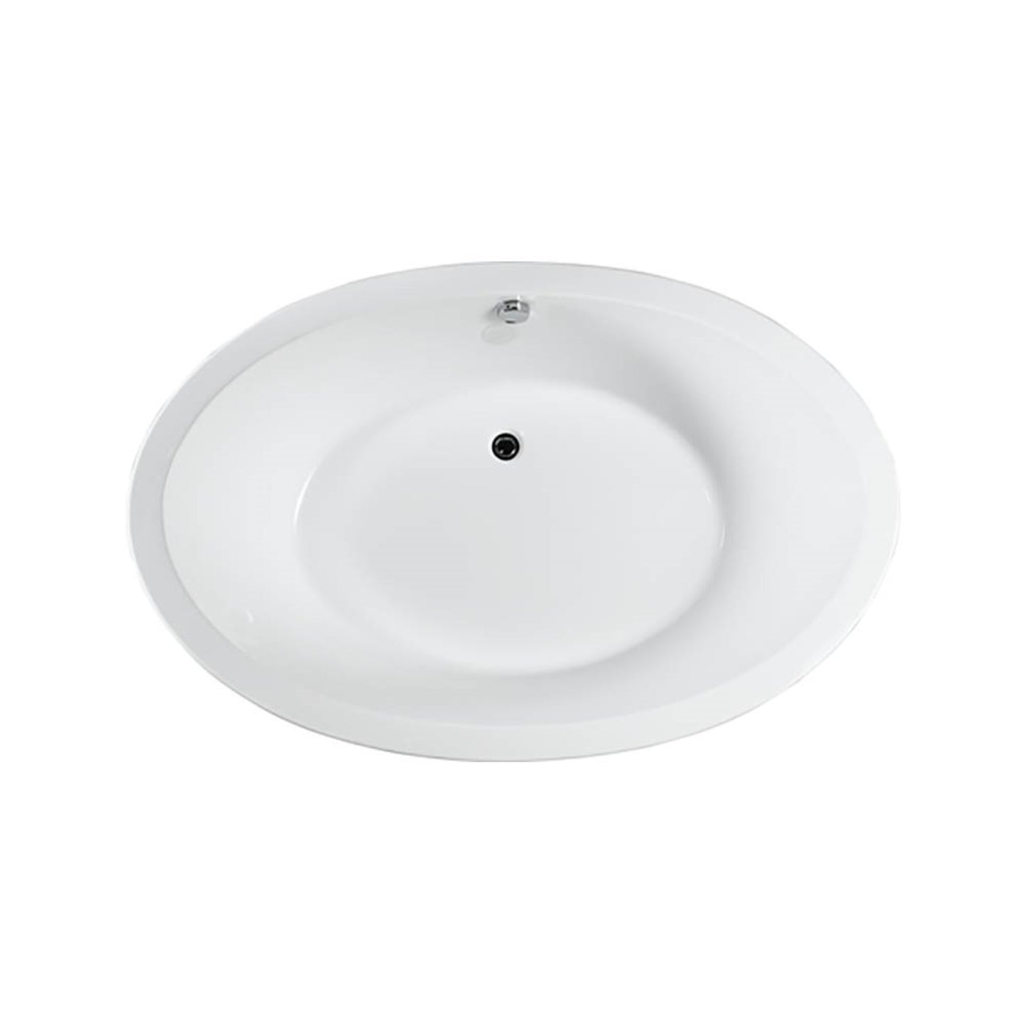 Udine 67" Freestanding Bathtub in Glossy White