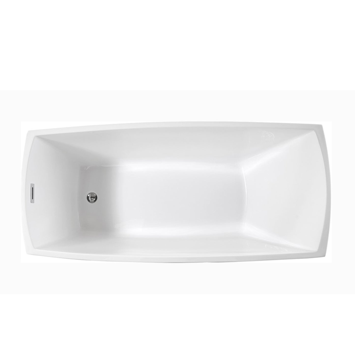 Albi 67" Freestanding Bathtub in White
