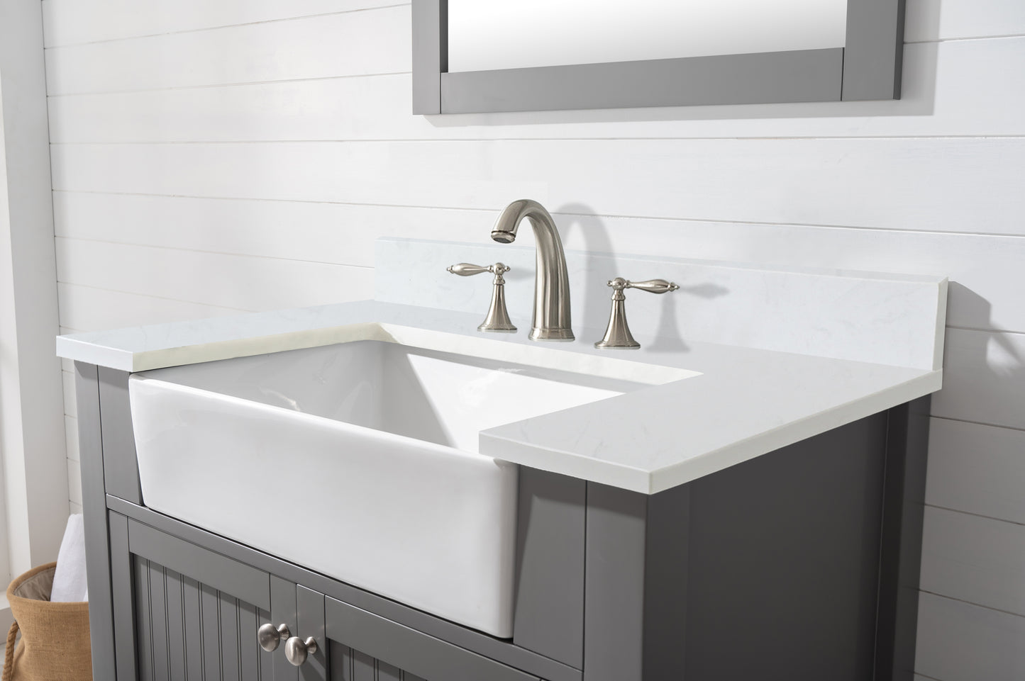 Burbank 36" Single Vanity in Gray