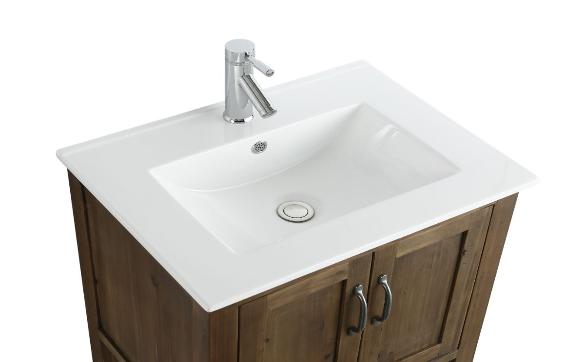 Austin 30" Single Sink Vanity In Walnut