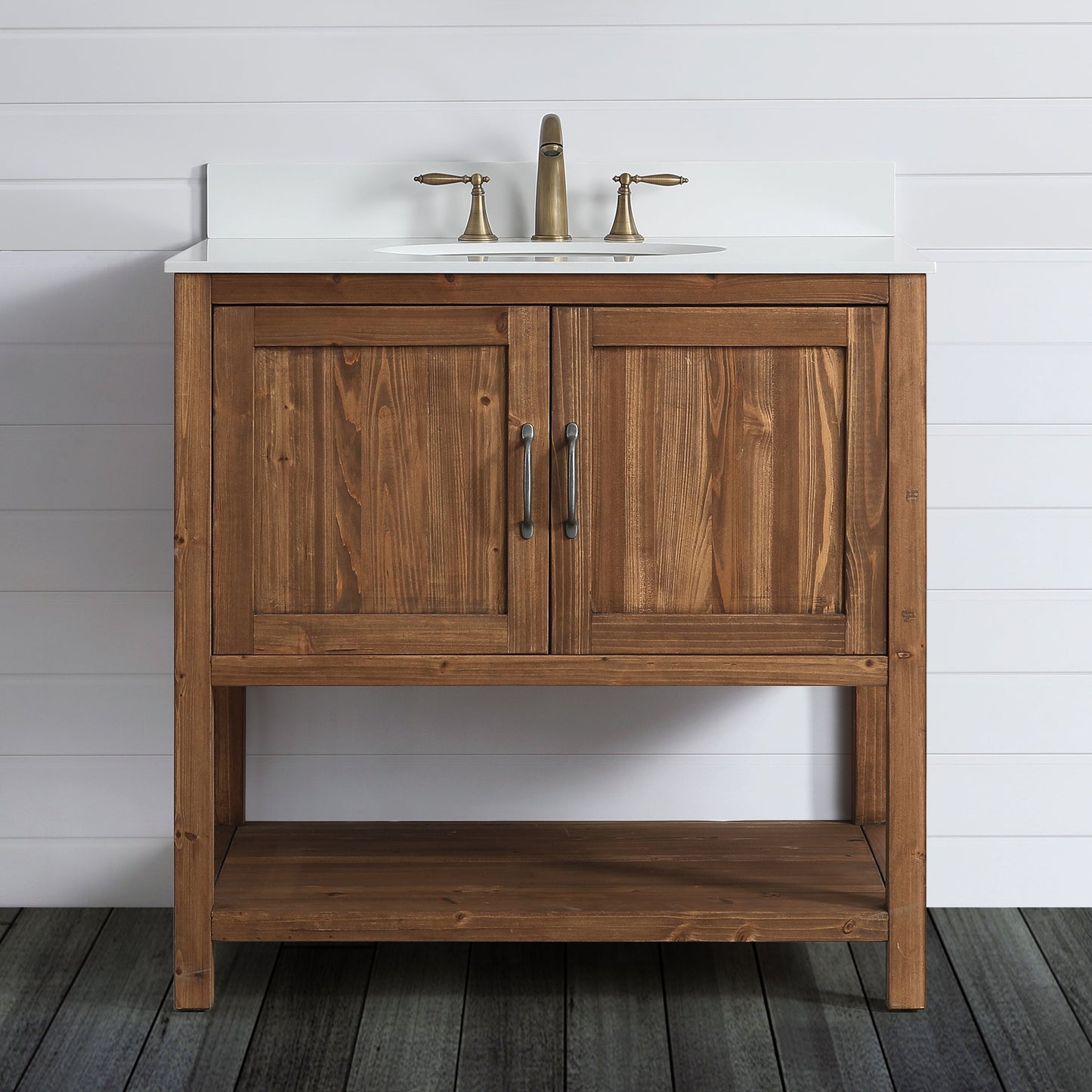 Austin 36" Vanity Base Only in Walnut