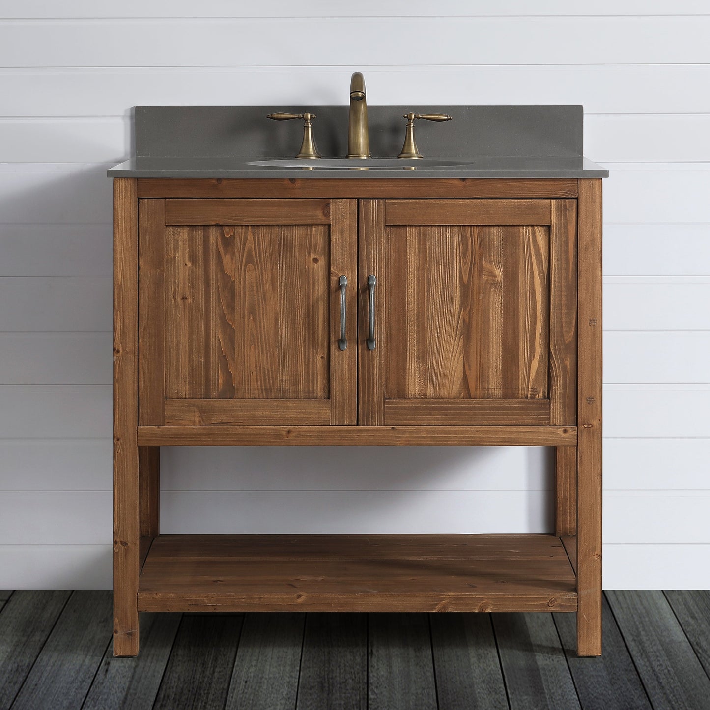 Austin 36" Vanity Base Only in Walnut