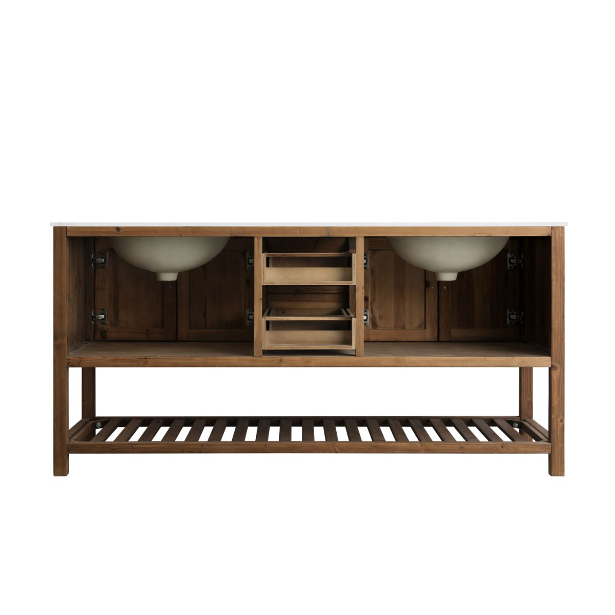 Austin 72" Vanity Base Only in Walnut