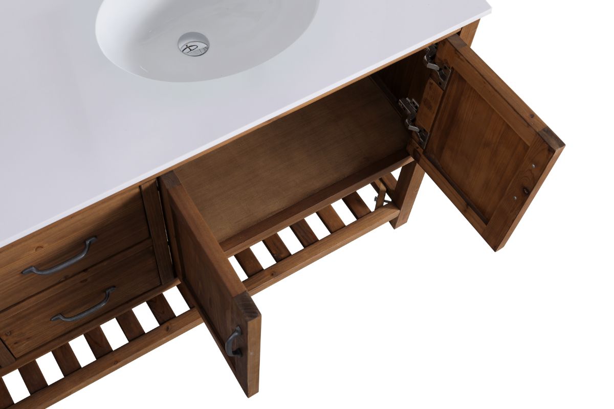 Austin 72" Vanity Base Only in Walnut