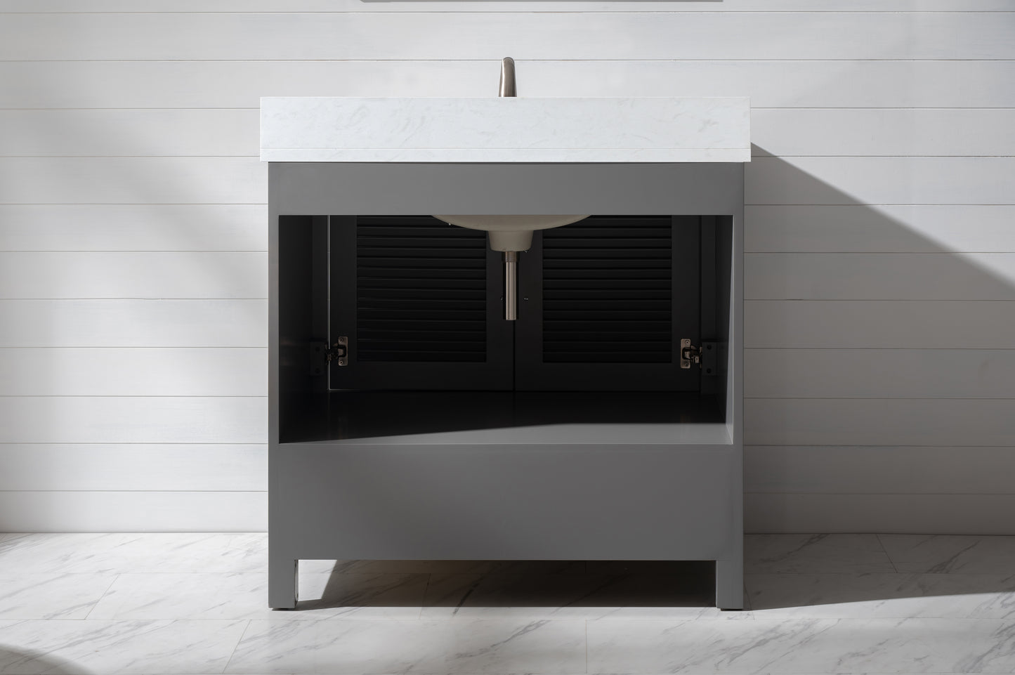 Estate 36" Single Vanity in Gray