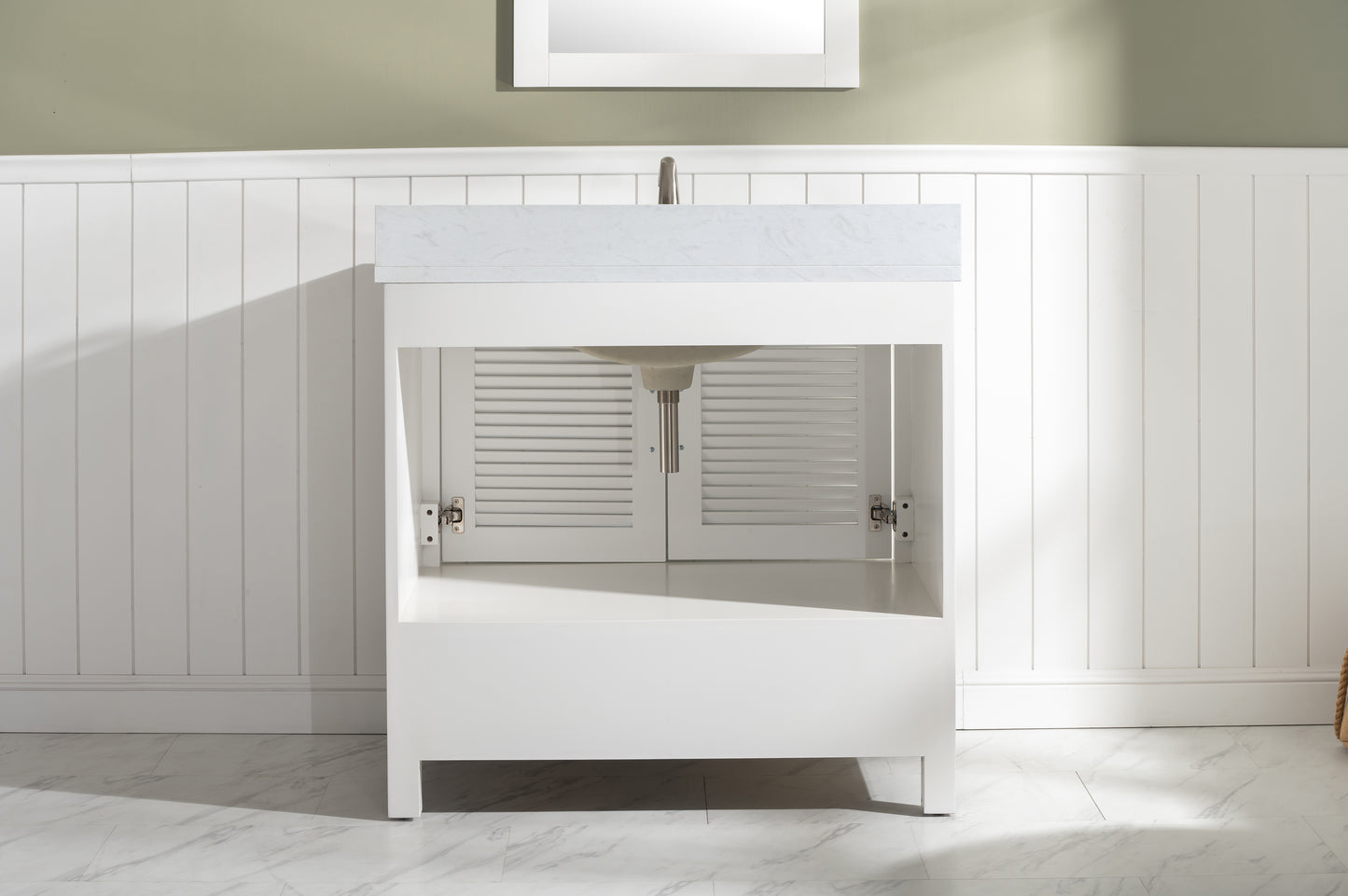 Estate 36" Single Vanity in White