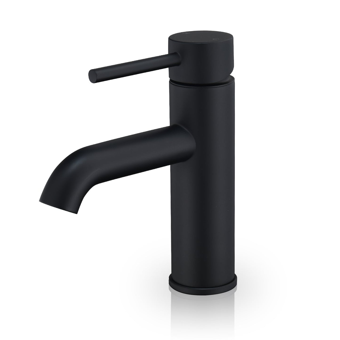 Tubize Single Hole Single-Handle Bathroom Faucet in Matte Black