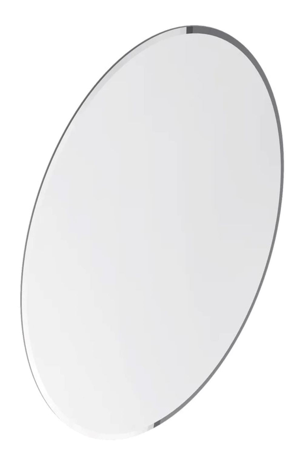 Vera 20" W x 28" H Oval Frameless Mirror 2 Pack
