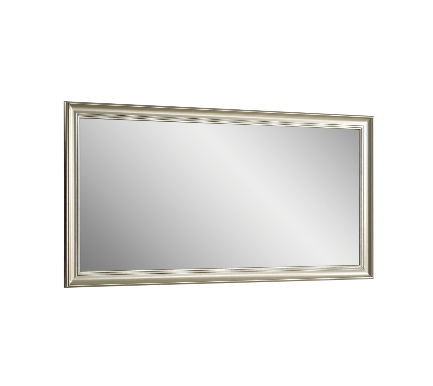 Vera 60" W x 30" H Rectangular Vanity Mirror in Champagne Finish