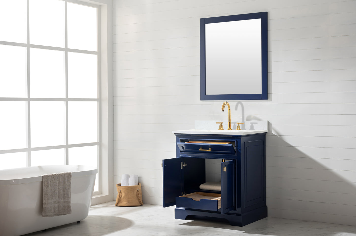 Milano 30" Single Vanity in Blue