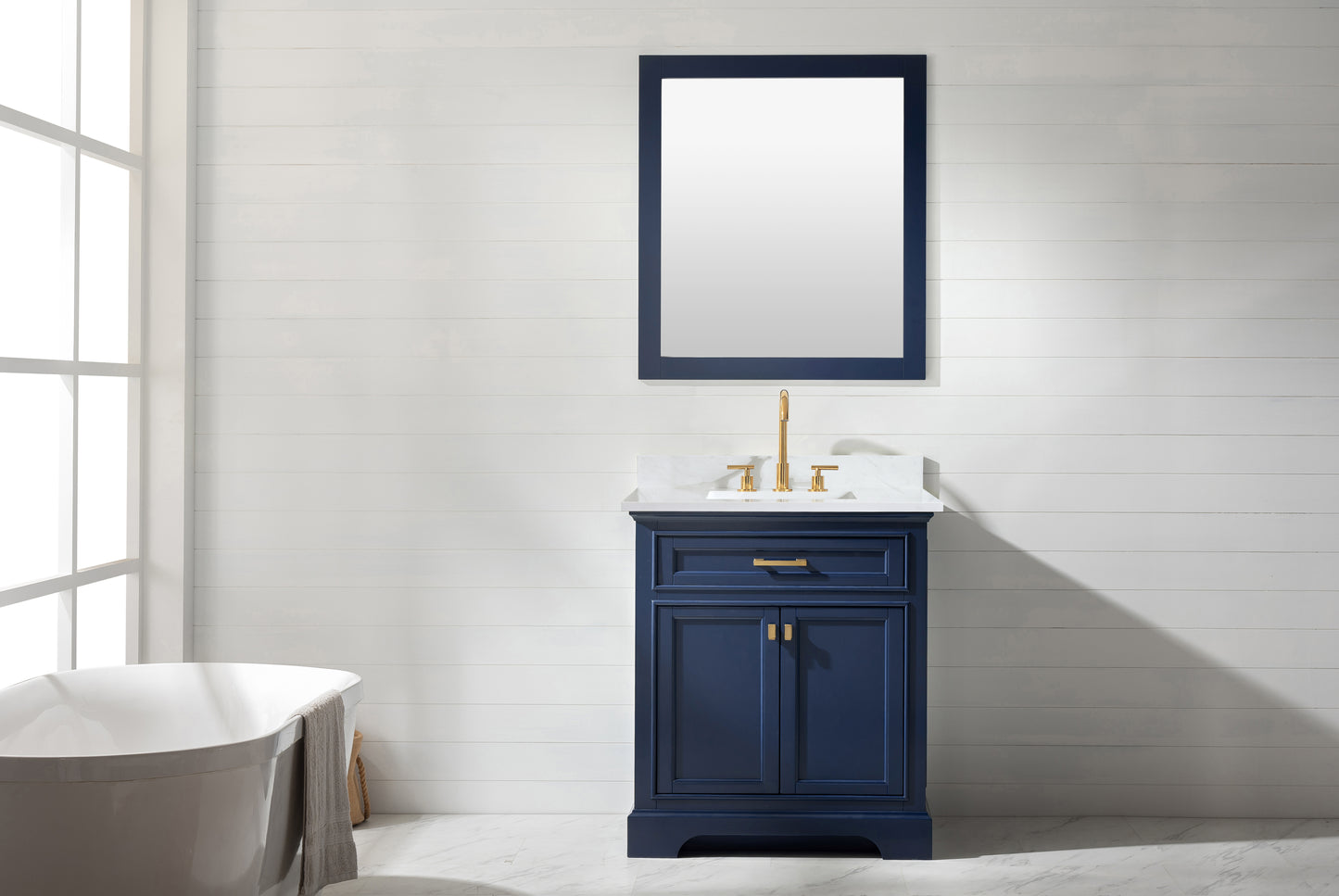 Milano 30" Single Vanity in Blue