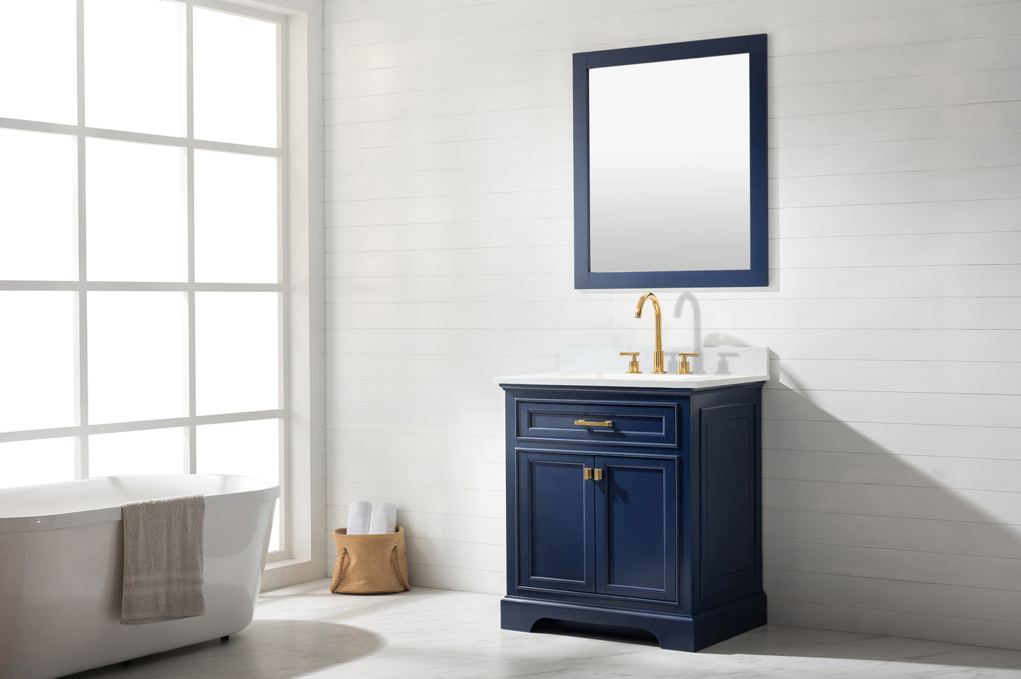 Milano 30" Single Vanity in Blue