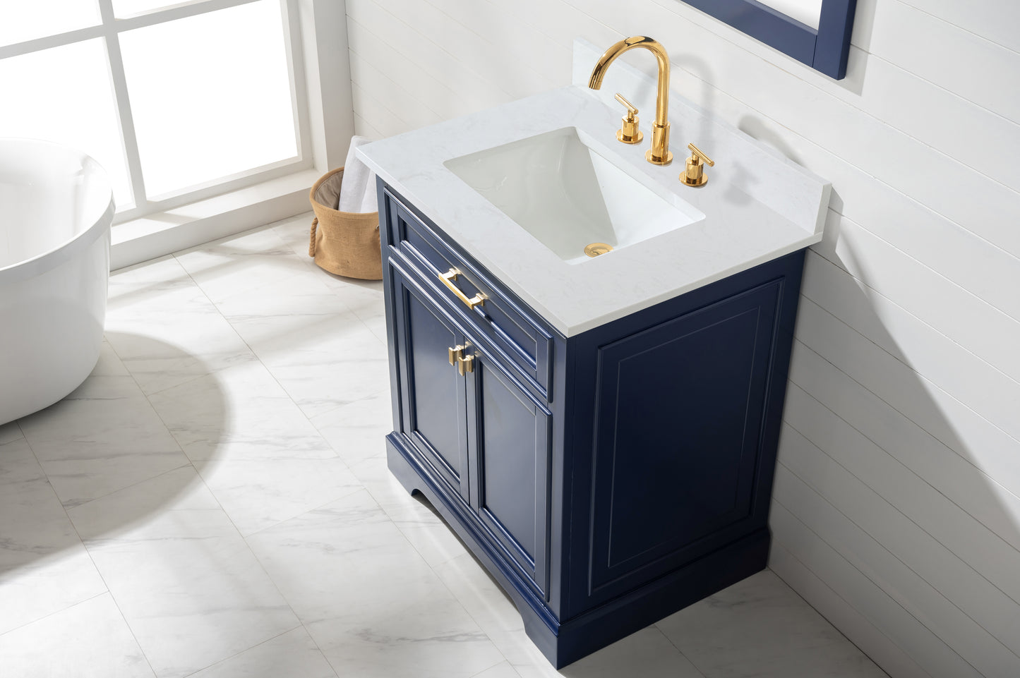 Milano 30" Single Vanity in Blue