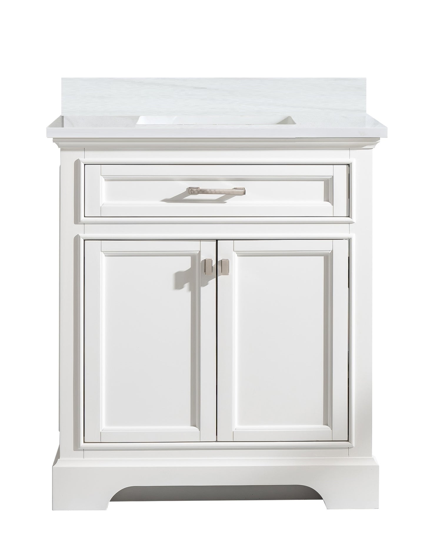 Milano 30" Single Vanity in White