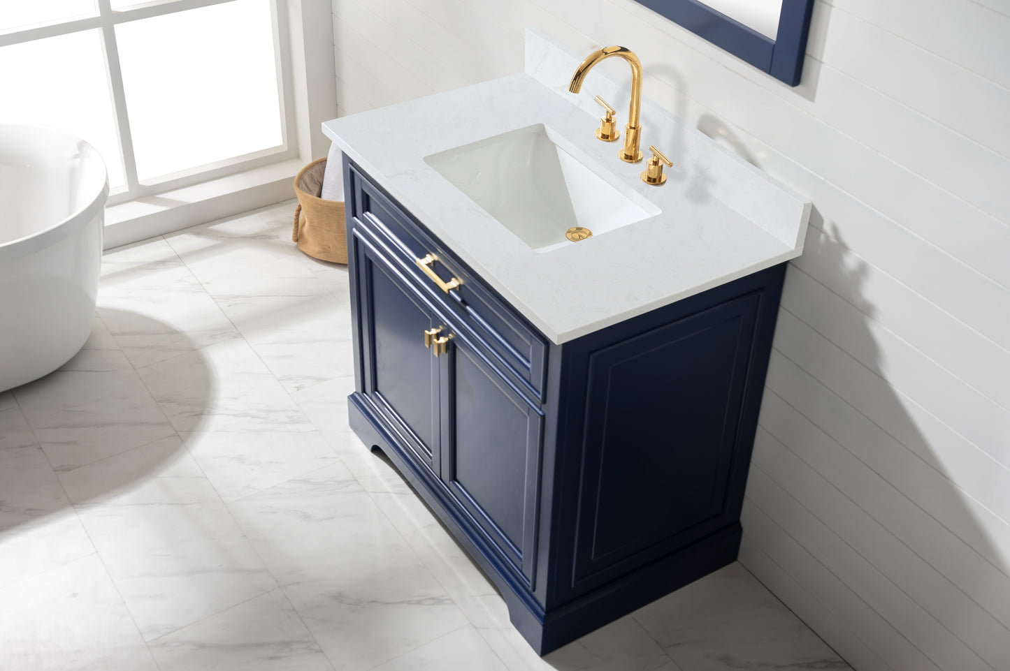Milano 36" Single Vanity in Blue