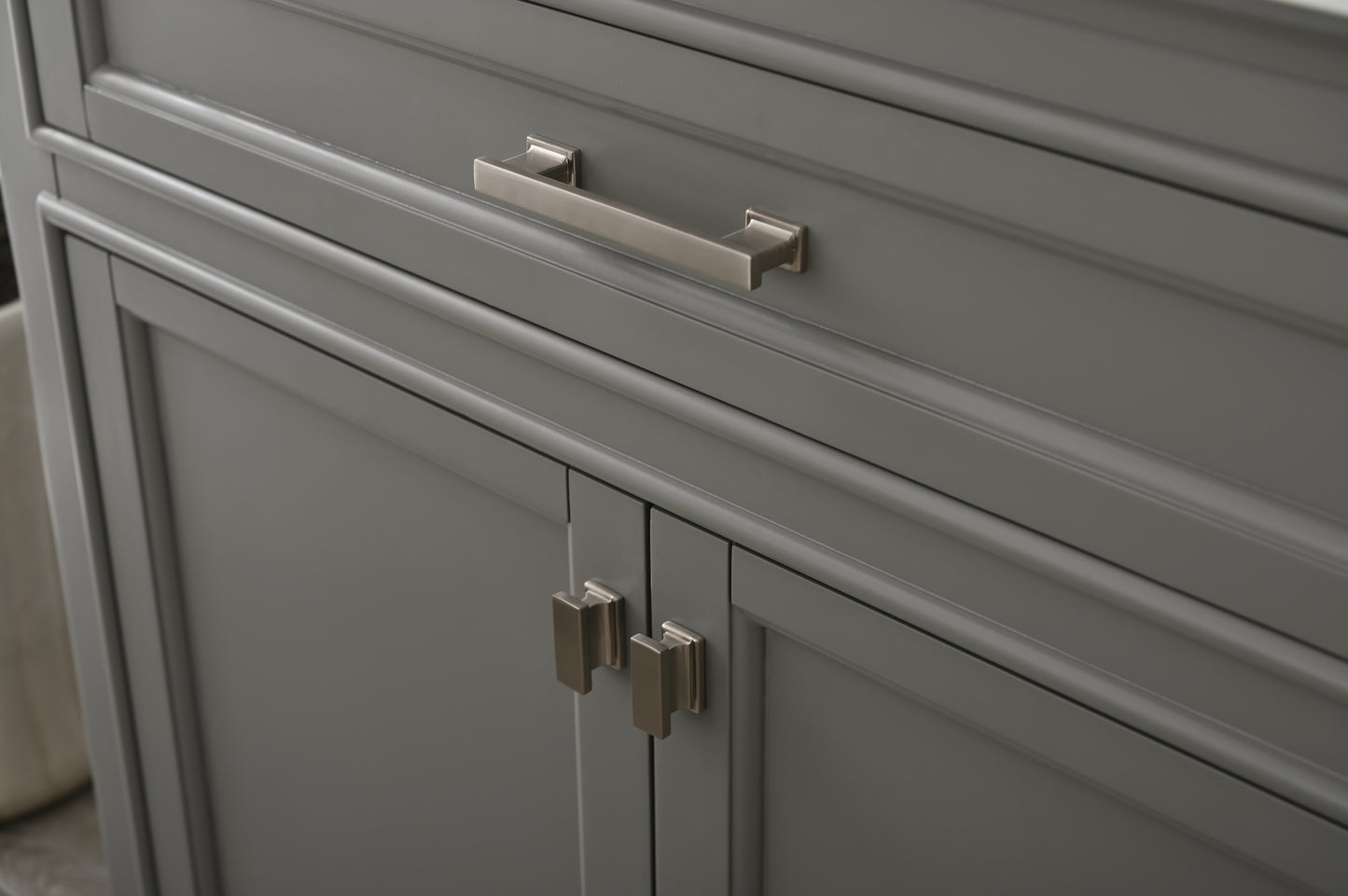 Milano 36" Single Vanity in Gray