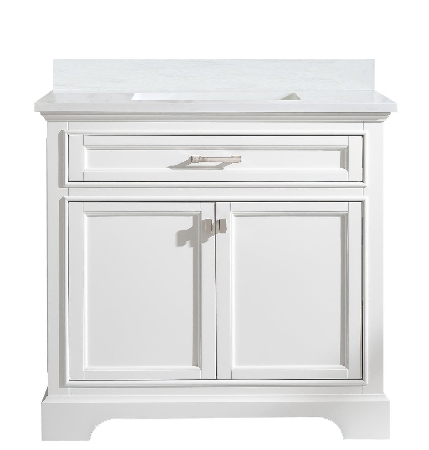 Milano 36" Single Vanity in White