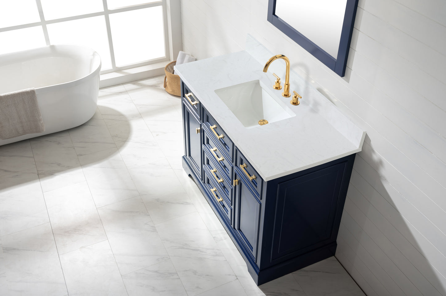 Milano 48" Single Vanity in Blue