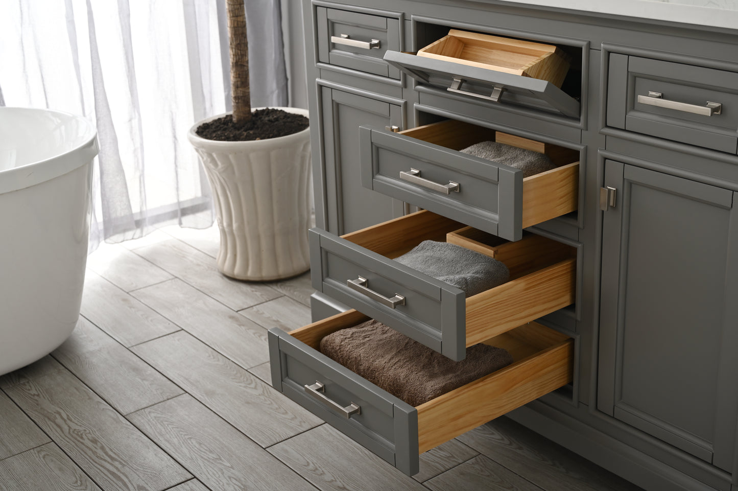 Milano 48" Single Vanity in Gray