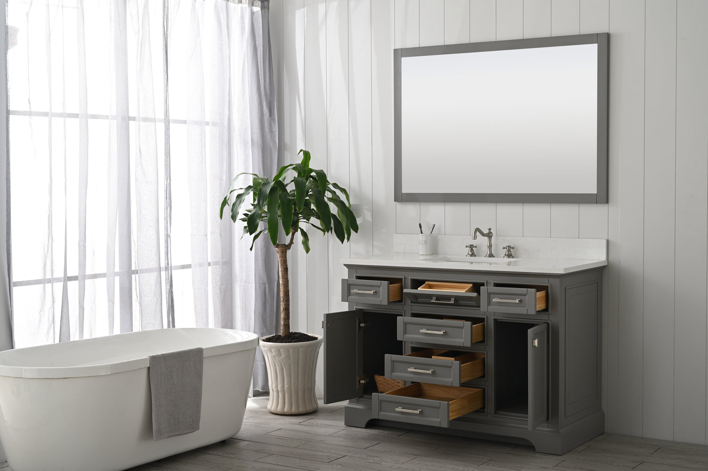 Milano 48" Single Vanity in Gray