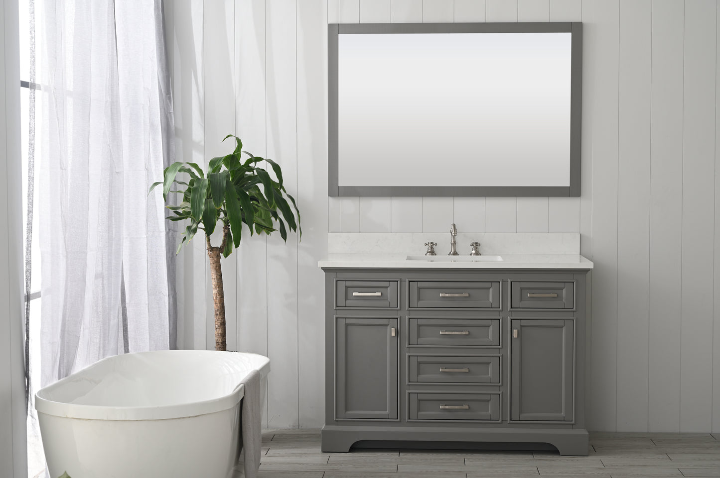 Milano 48" Single Vanity in Gray