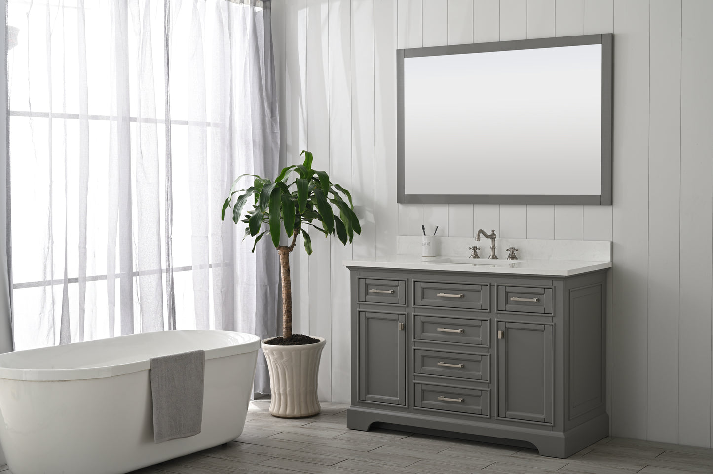 Milano 48" Single Vanity in Gray