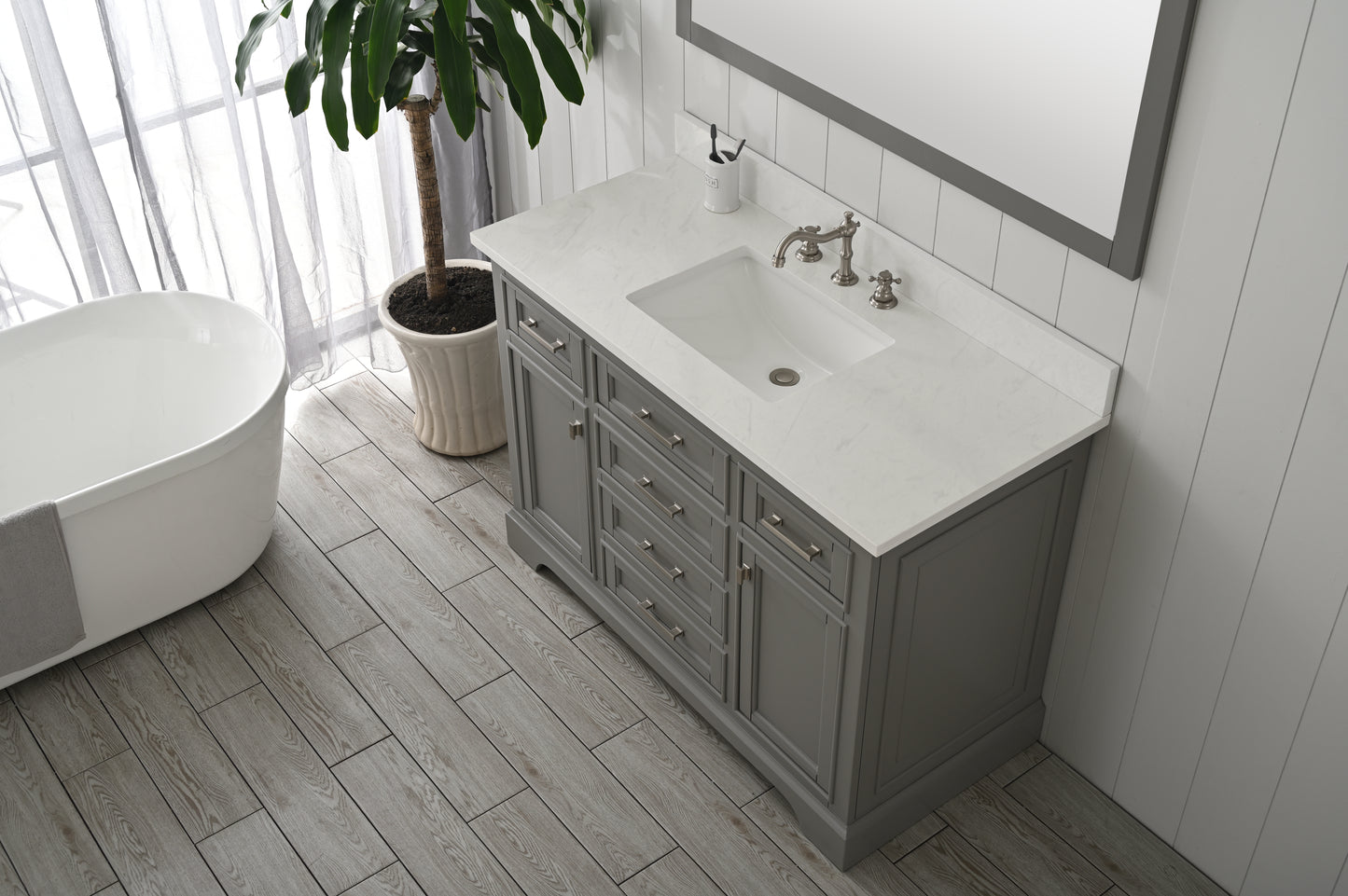 Milano 48" Single Vanity in Gray