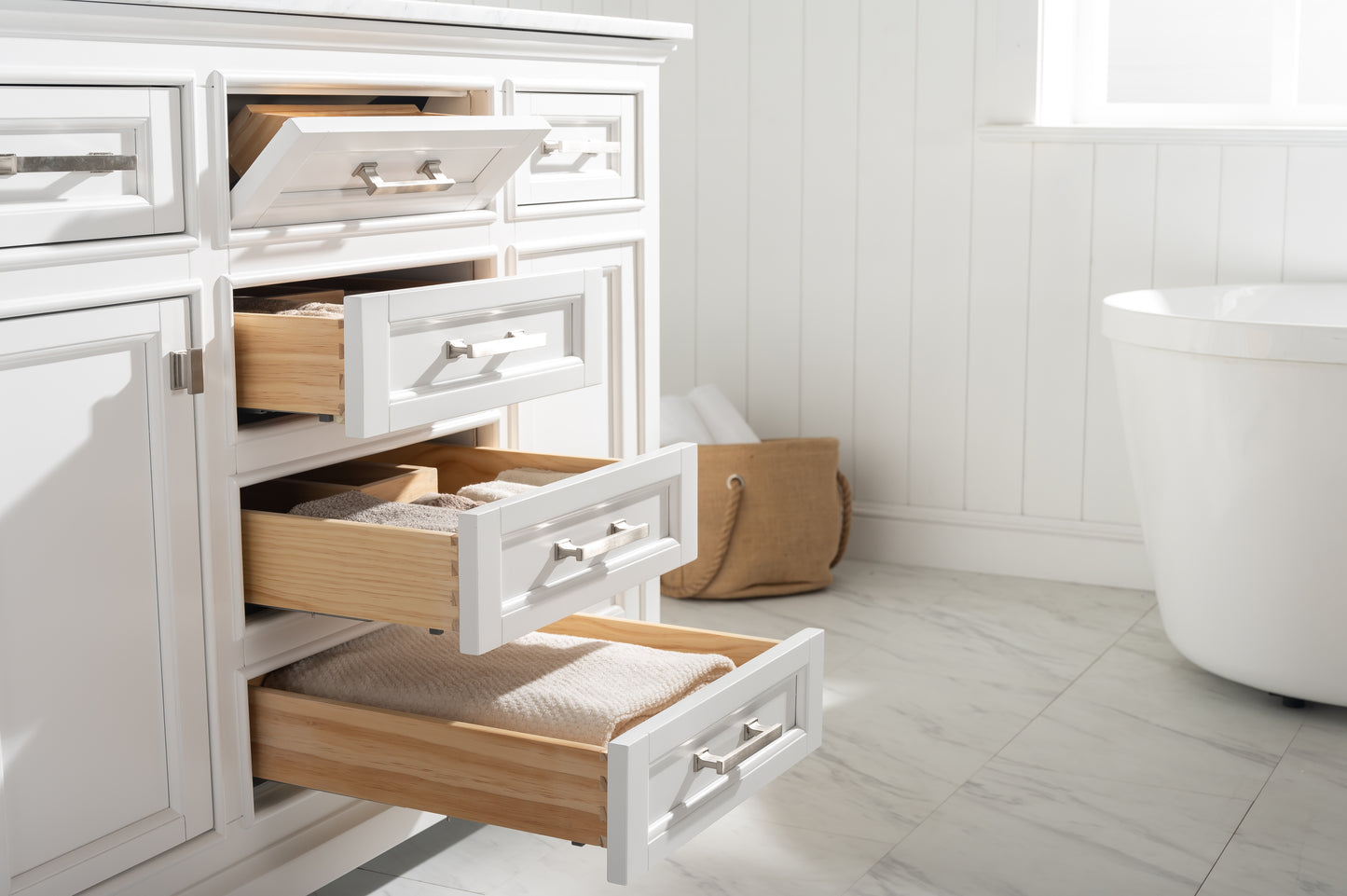Milano 48" Single Vanity in White