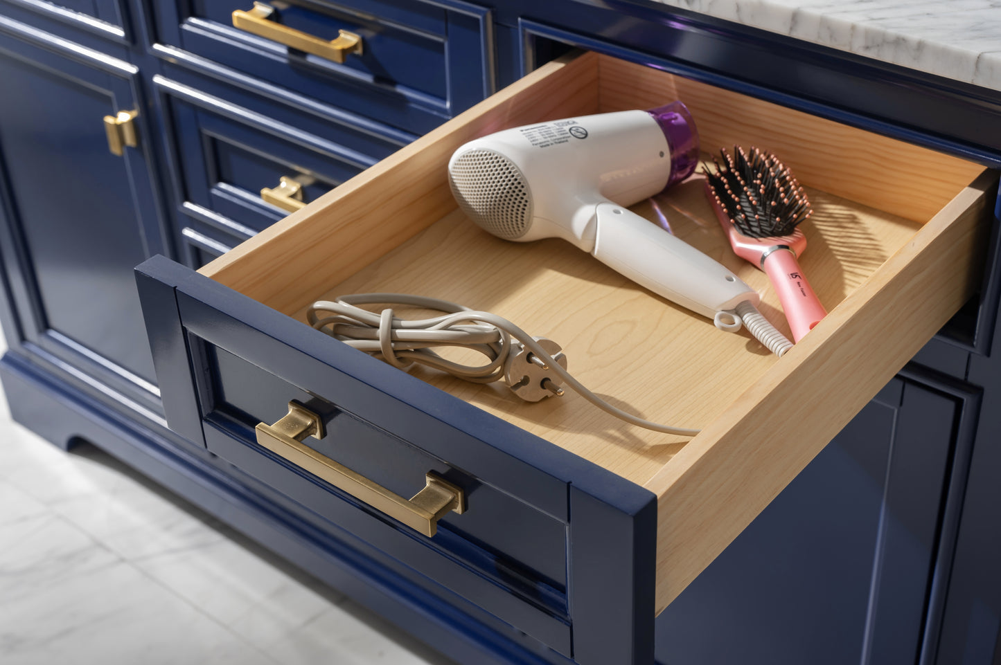 Milano 54" Single Vanity in Blue