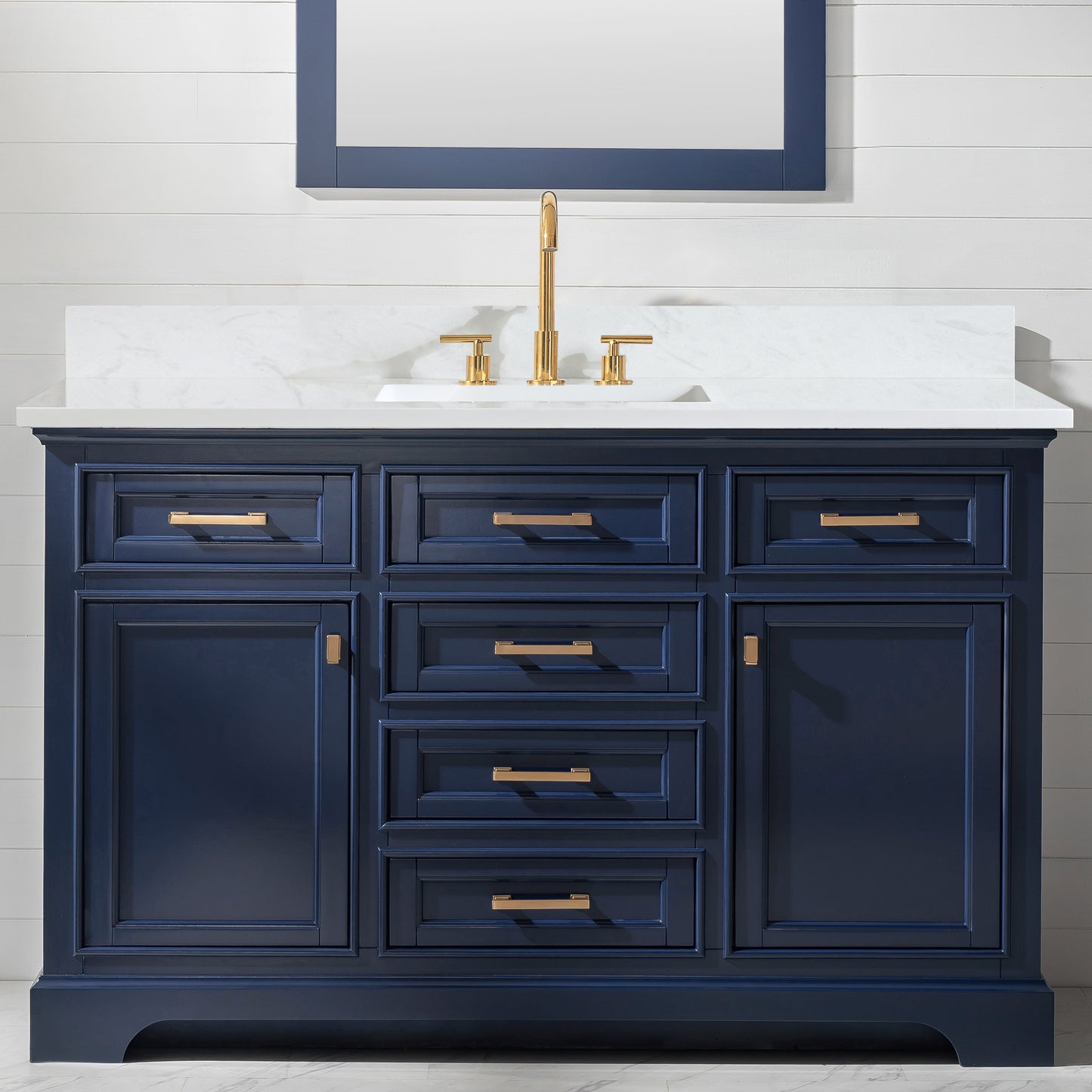 Milano 54" Single Vanity in Blue