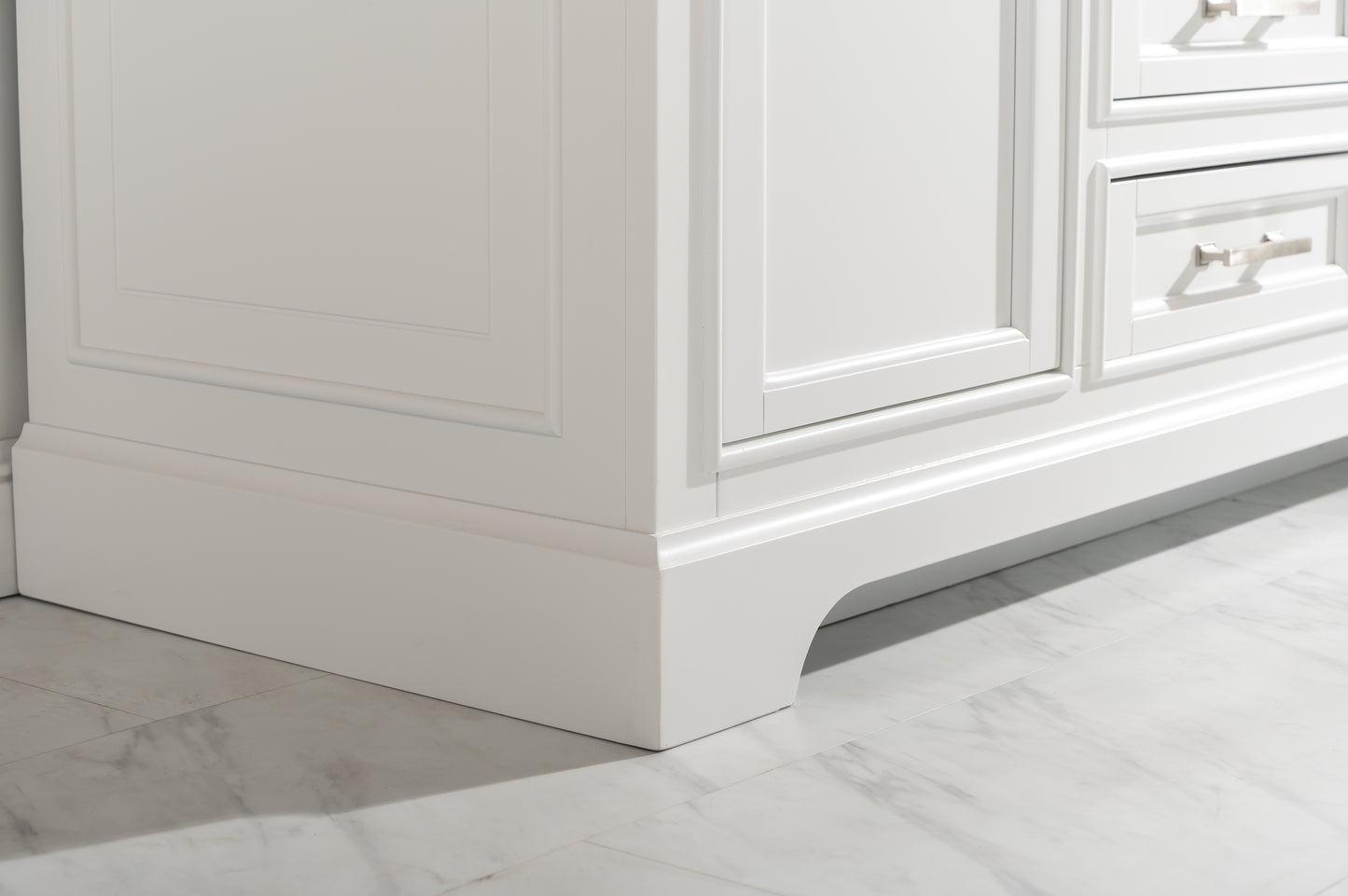 Milano 54" Single Vanity in White