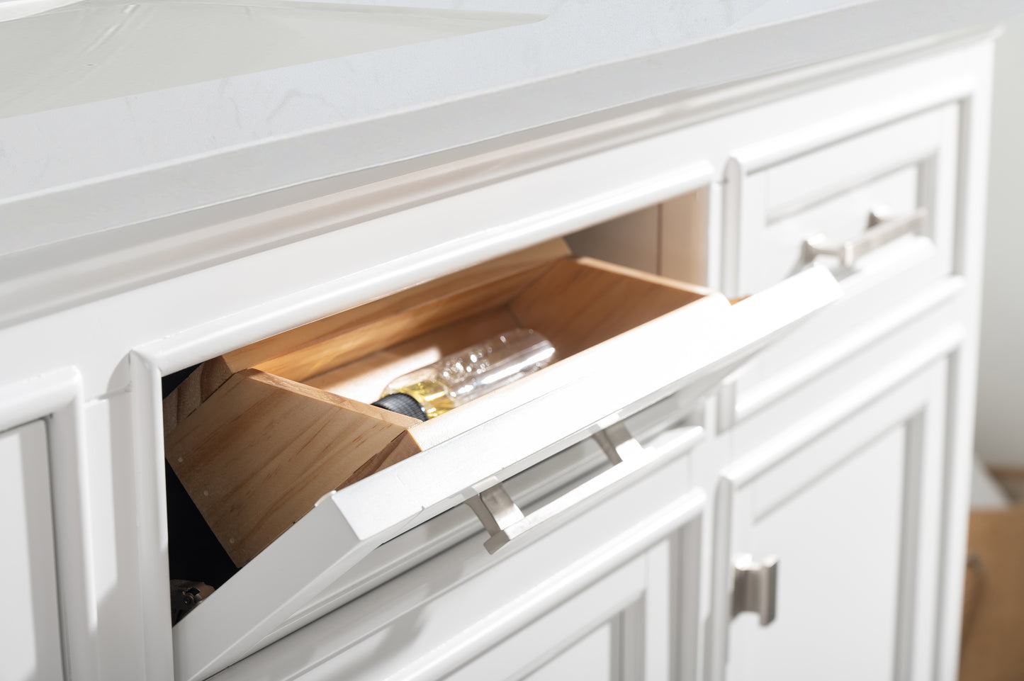 Milano 54" Single Vanity in White
