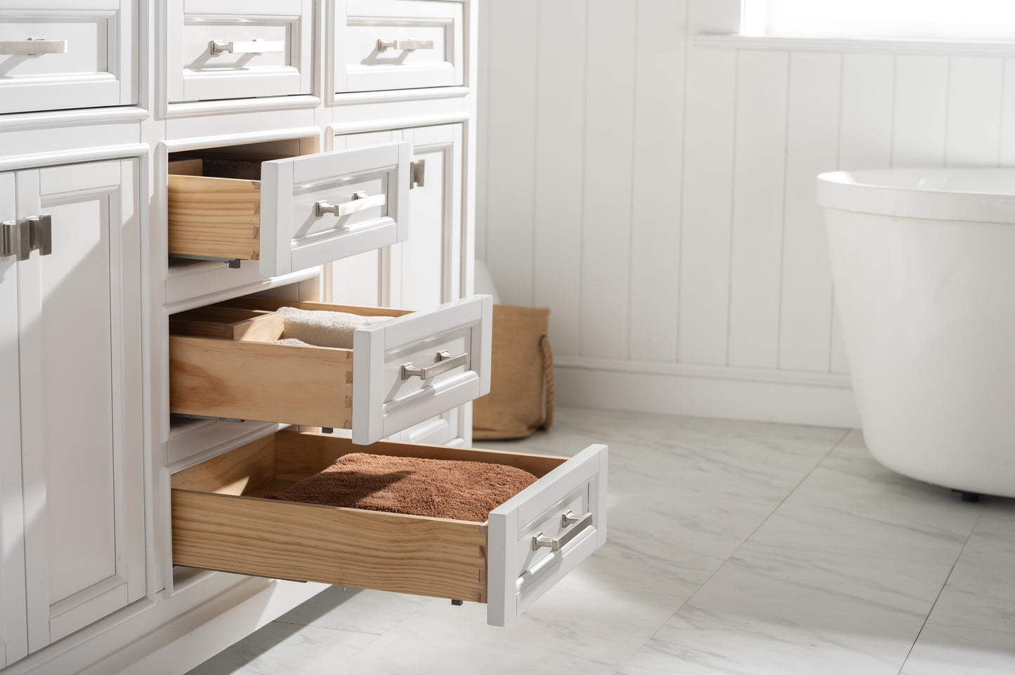 Milano 60" Single Vanity in White