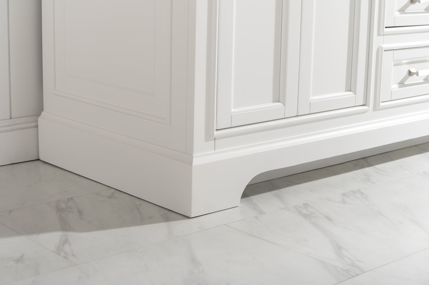 Milano 60" Single Vanity in White