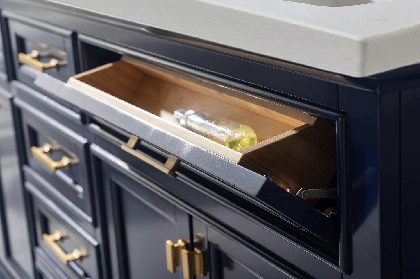 Milano 72" Double Vanity in Blue
