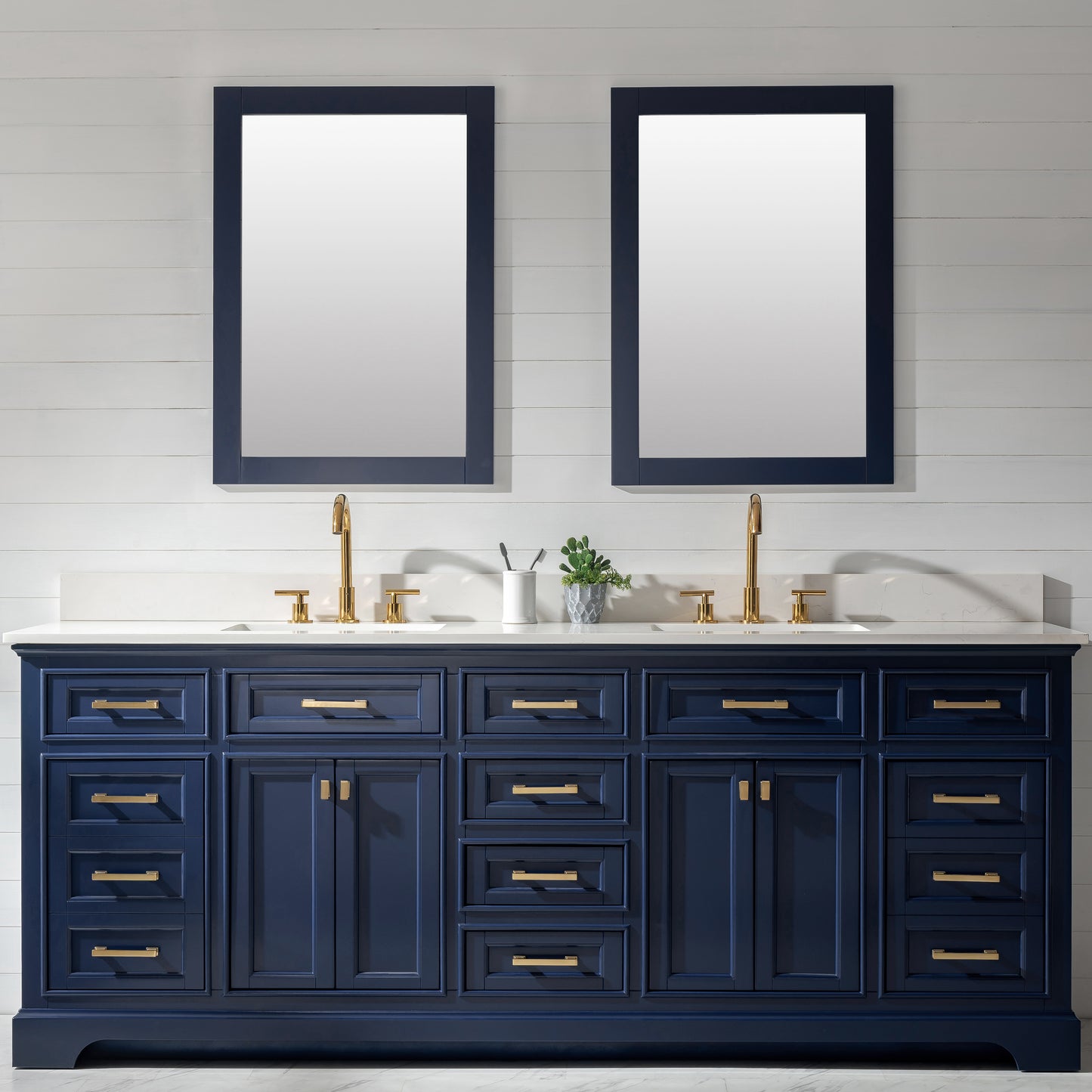 Milano 84" Double Vanity in Blue
